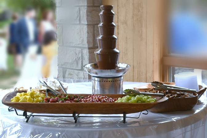 "And The Wonderful Chocolate Fountain"