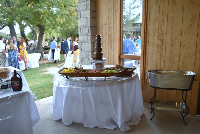"Chocolate Fountain & All Goodies Ready To Go"