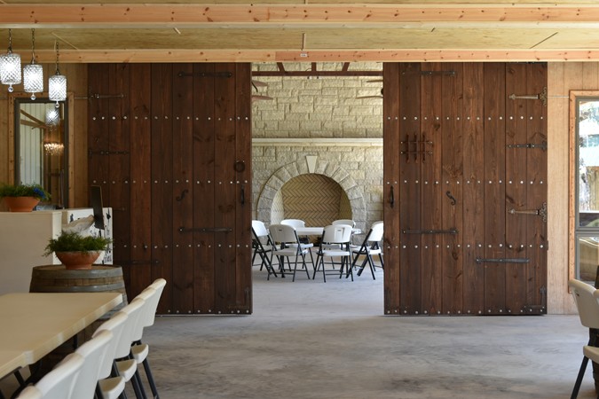"Doors Open To Combine Building & Pavilion"