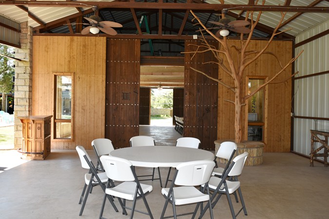 "View From Pavilion Into Building"