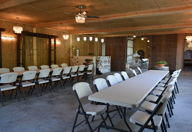 "Enclosed Building Looking Into Pavilion...See More Below!"