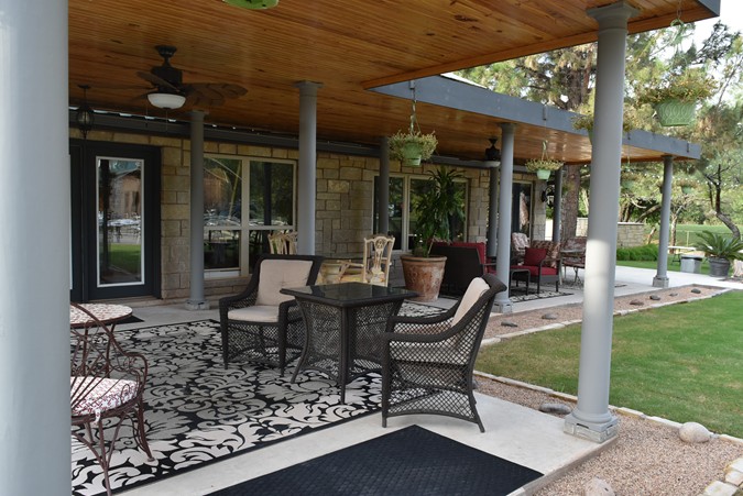 "Breezeway With 5 Seating Areas"