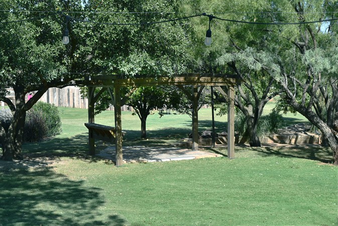 "New Pergola On Lower Level"