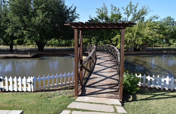 "Bridge With Curve Over Tank"