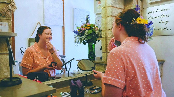"Finishing Touches For The Bride"