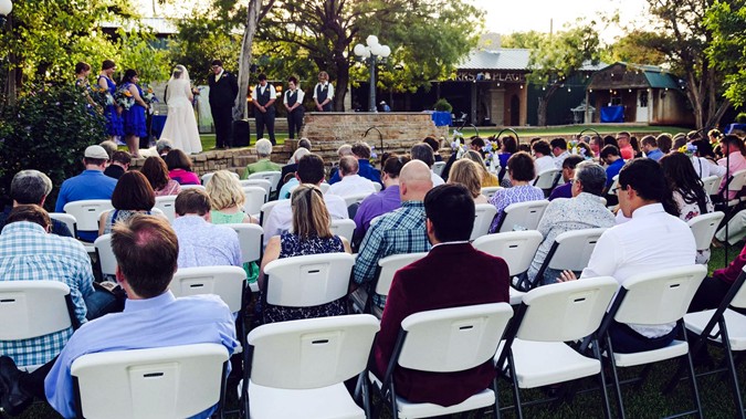 "And The Wedding Begins"