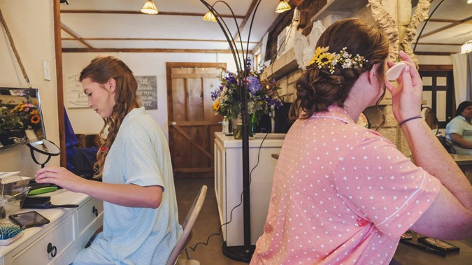 "Bridal Room Privides A Spacious & Relaxing Space"