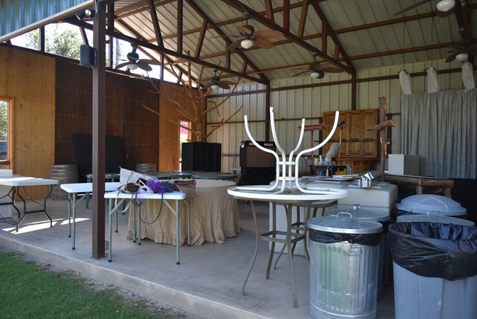 "Pavilion Started Full Of Items For Wedding & Dinner"