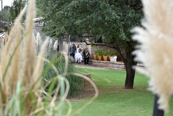 "Bride Getting Ready To Make Her Entrance"
