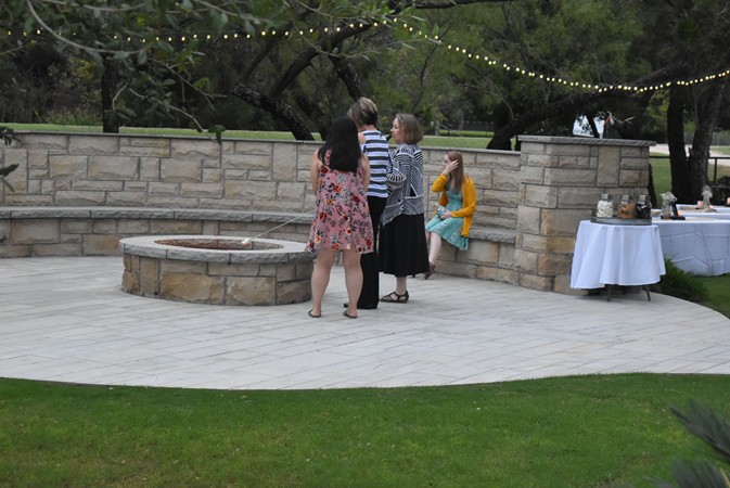 "Enjoy S'mores At The Fire Pit"