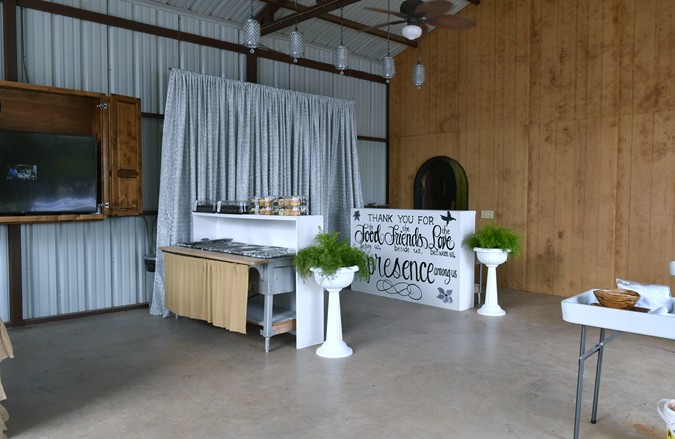 "Kitchen Is Busy With Meal Catered By Josh & Tonya"