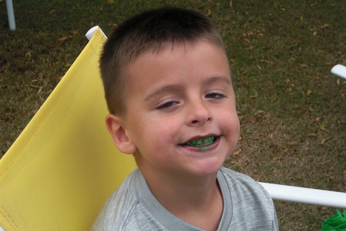 "Dinosaur Green Happy Birthday Smile!"