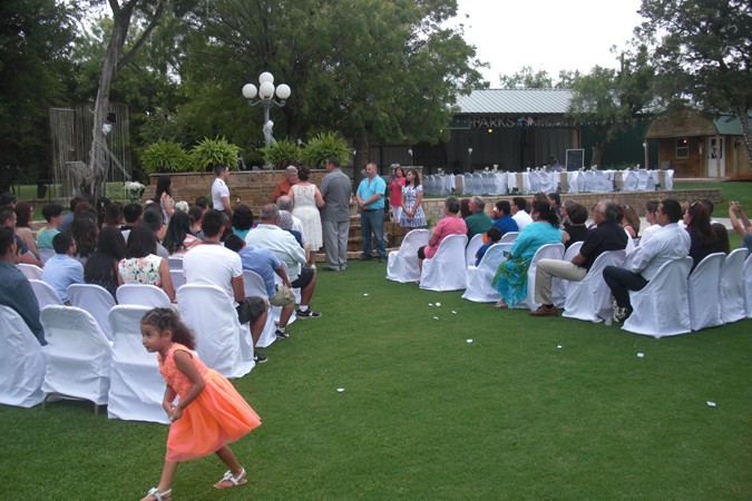 "Pavilion and Outdoor Reception Area in Background"