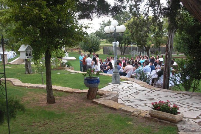 "View of Ceremony From Upper Level"