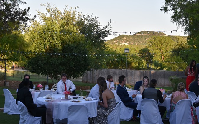 "Snapshot Of Group Enjoying The Entertainment"