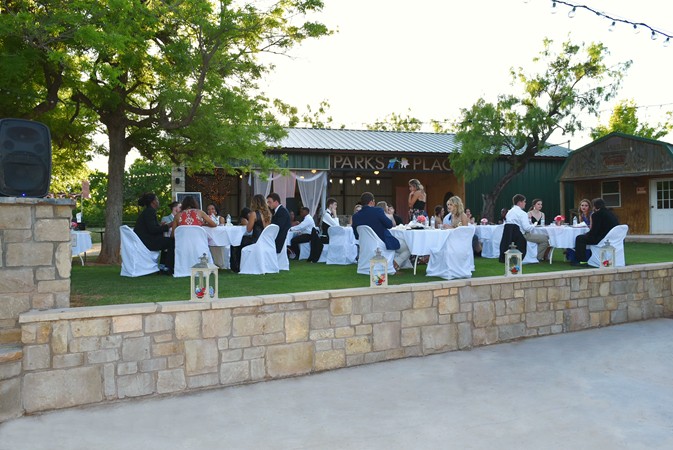 "The Sun Is Setting And Pavilion Shade For All"