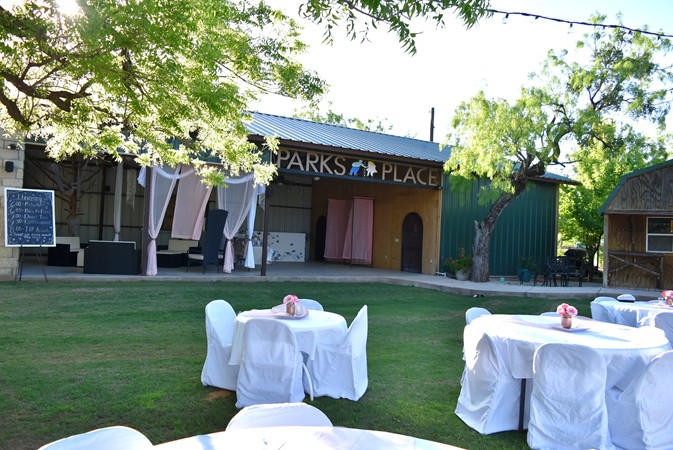 "A Look Back To Pavilon From Dining Area"