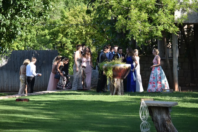 "Guests Arriving For TIP Sorority Formal"