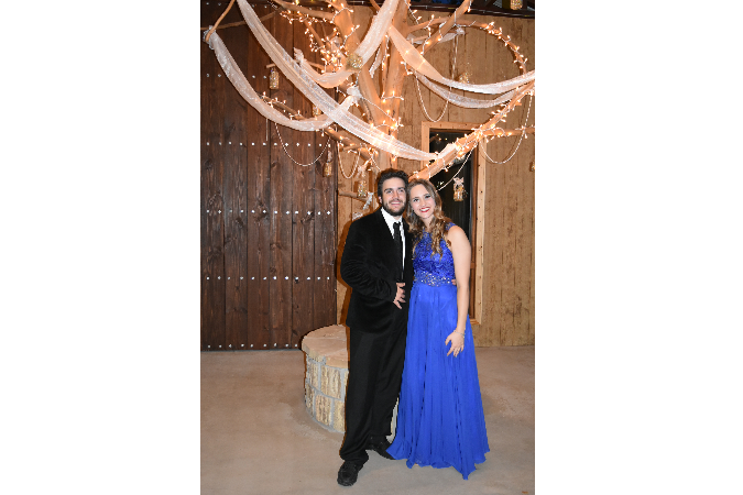 "Snapshots With Lighted & Decorated Tree In Pavilion"
