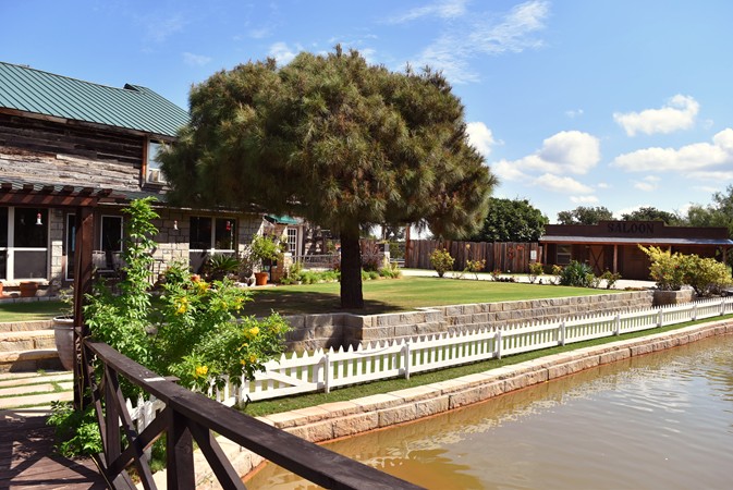 "View of Driveway from Bridge"